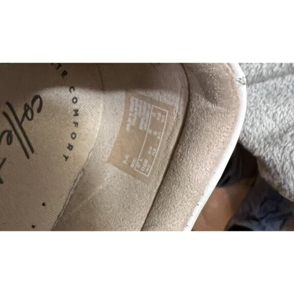 Clarks Collection Women’s 9 Marie Sneakers Sailing White Leather Shoes Beachy - Picture 10 of 10